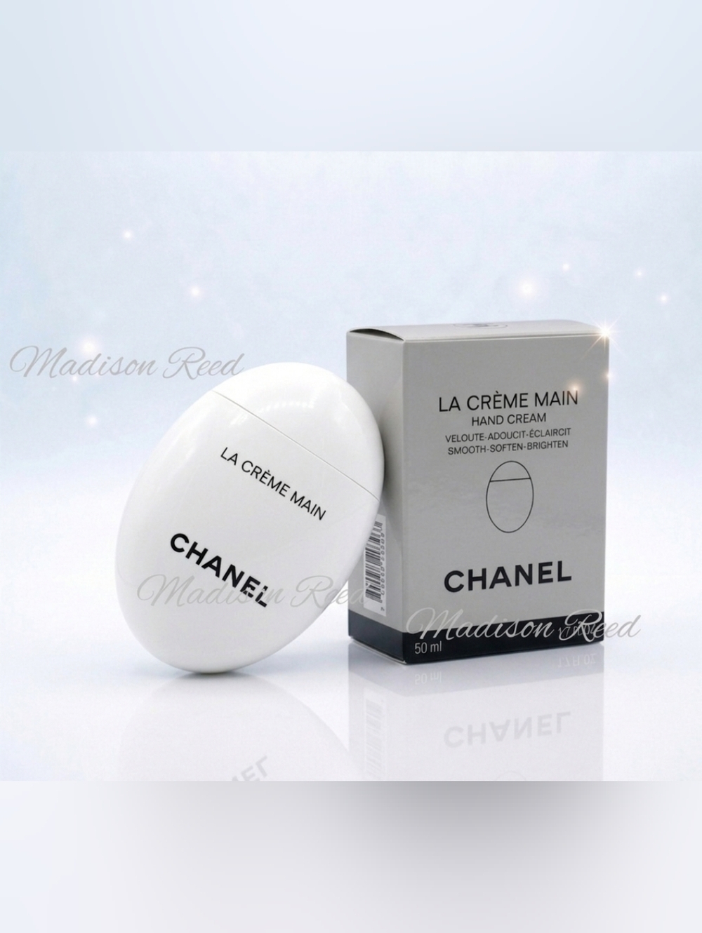 Chanel La Crème Main Hand Cream 50ml NEW Sealed Authentic Luxury White Egg